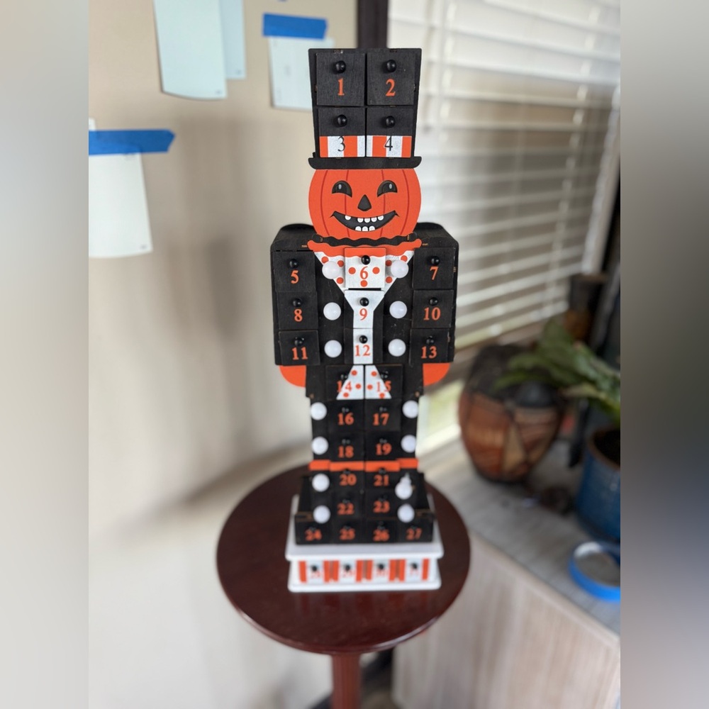 2 for $20 sale: Martha Stewart Halloween Jack-O'-Lantern Pumpkin Advent Calendar